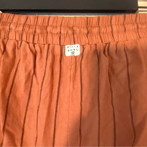 Billabong Rust Striped Athletic Shorts S - Picture 4 of 5